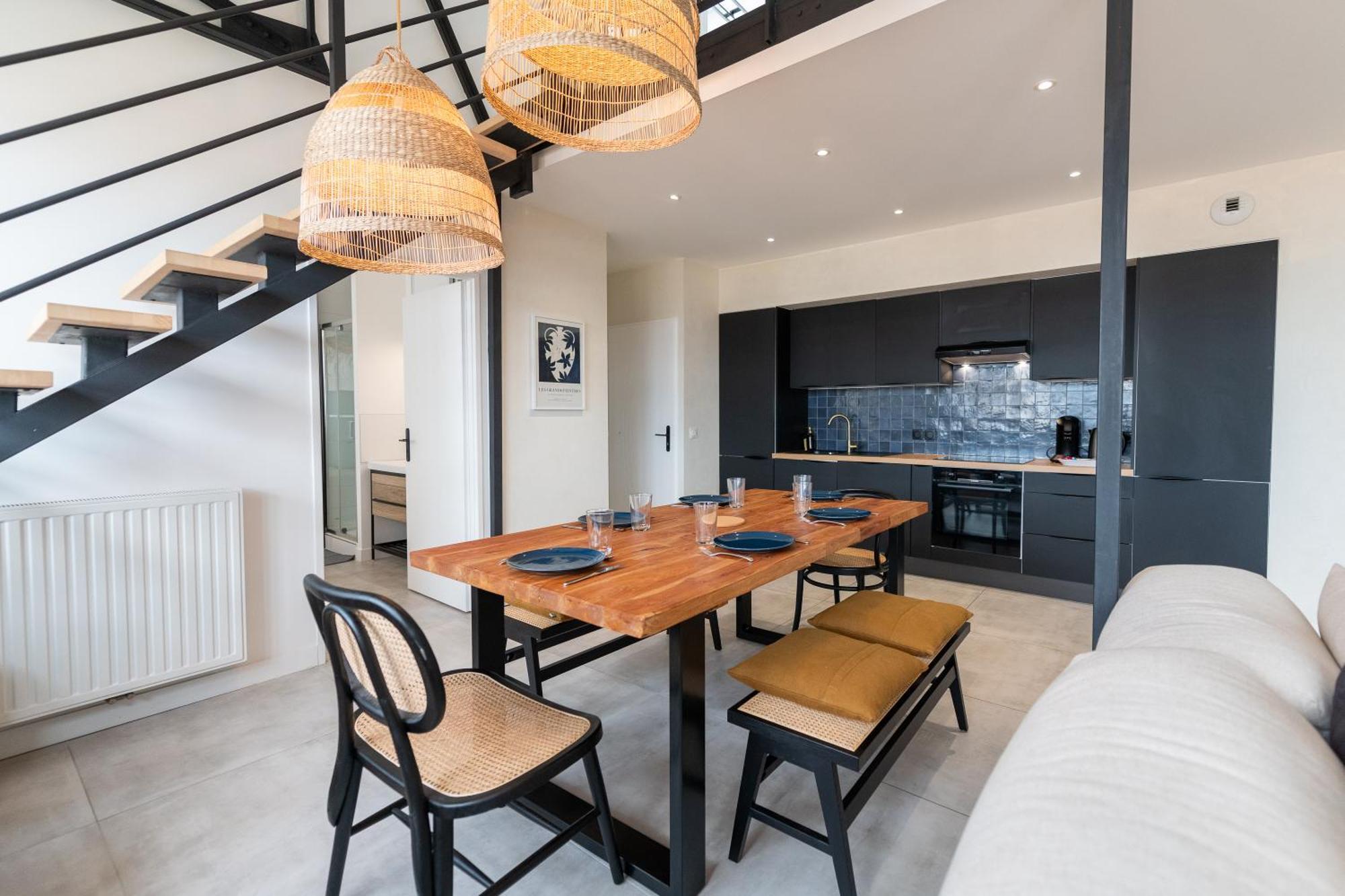 Kasa Madura - Duplex Au Calme Tout Equipe Saint-Etienne  Ngoại thất bức ảnh